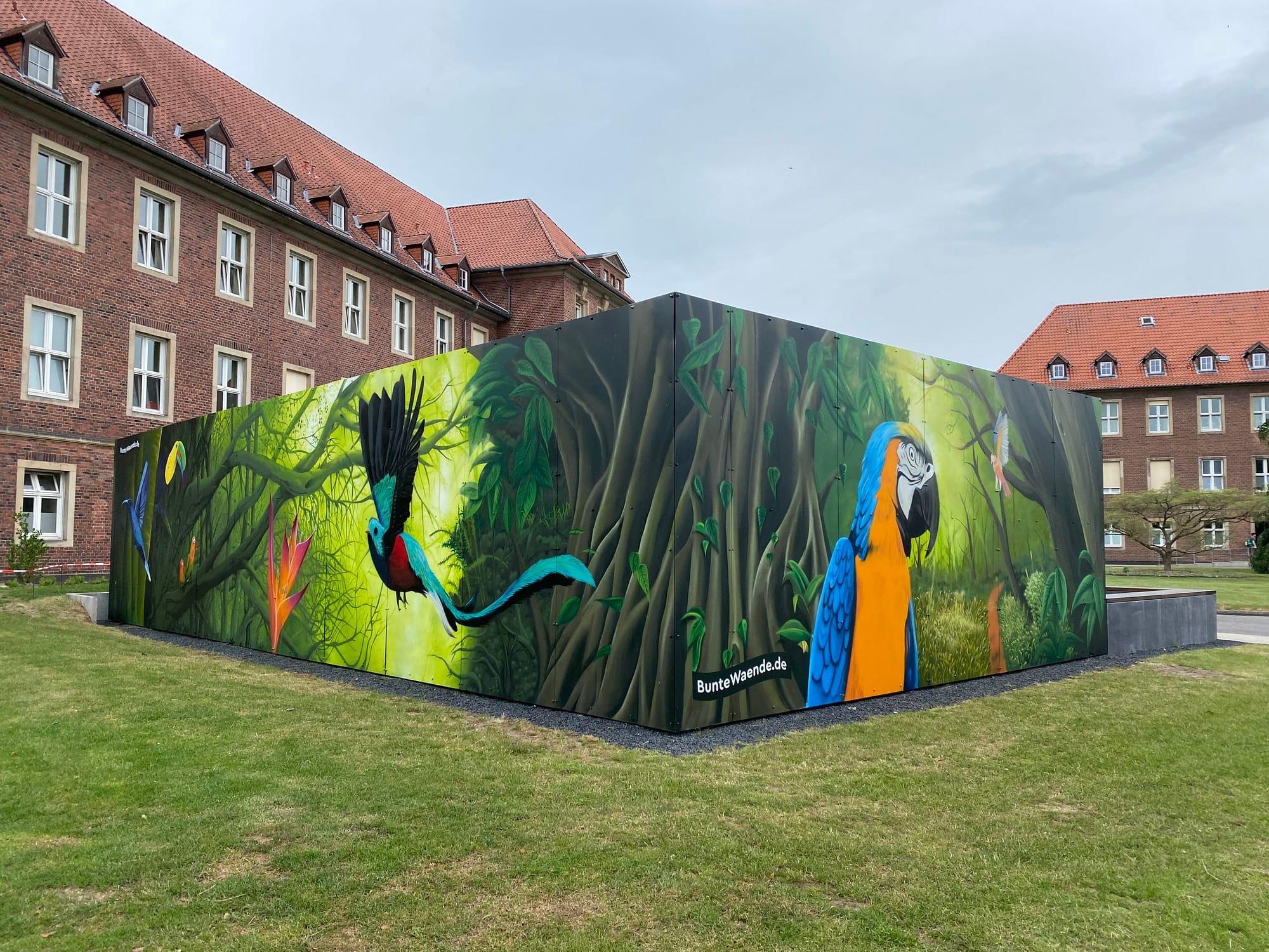 Uniklinik Münster Graffiti Dschungel