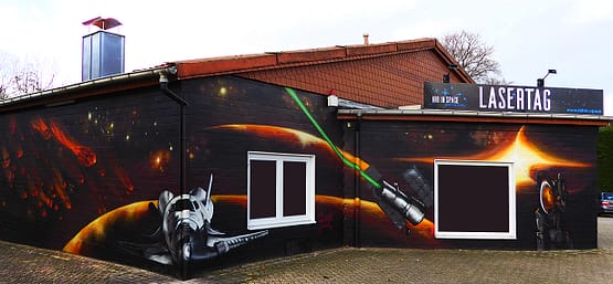 Graffitiauftrag Lasertag Ibbenbüren
