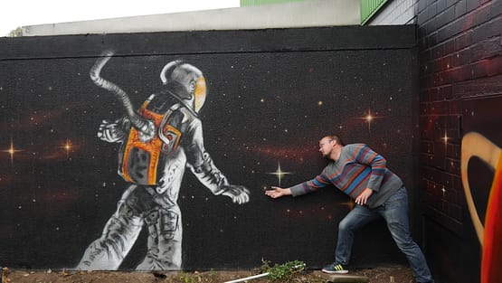 Astronaut-Graffiti
